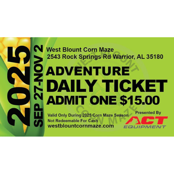West Blount Corn Maze - Daily Adventure Ticket - $15