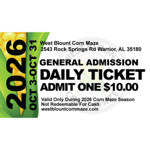 Daily Ticket – General Admission