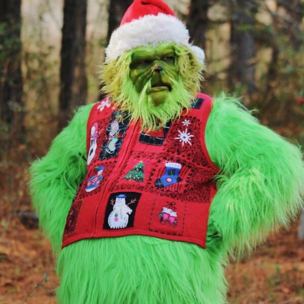 2025 Grinch-Mas At The Maze 12/12/2025 West Blount Corn Maze - Grinch Pouting