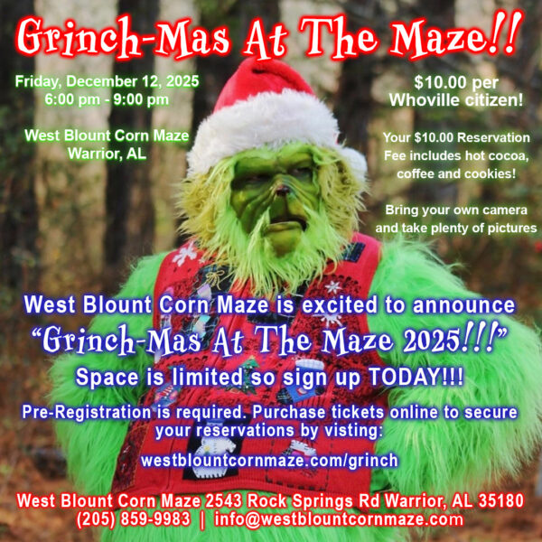 Grinch-Mas At The Maze - Friday, Dec 12, 2025