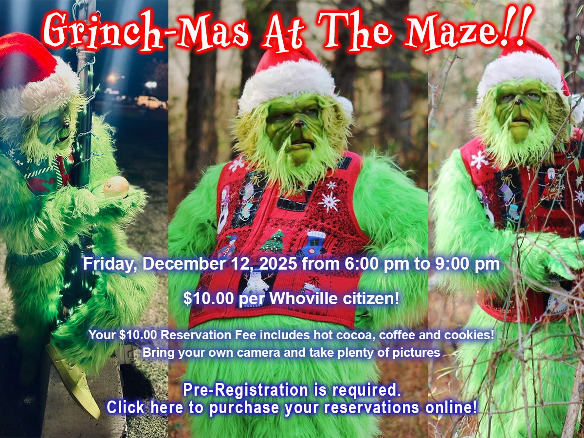 Grinch-Mas at the Maze